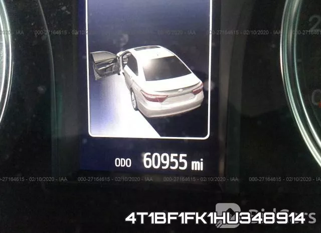 4T1BF1FK1HU348914 фото 8