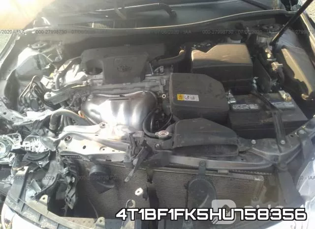 4T1BF1FK5HU758356 фото 2