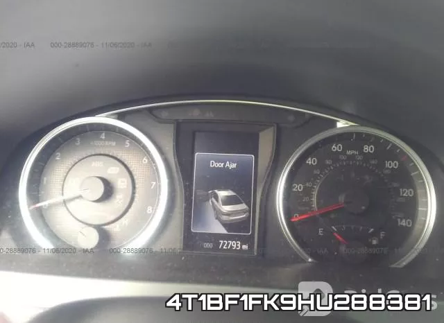 4T1BF1FK9HU288381 фото 8