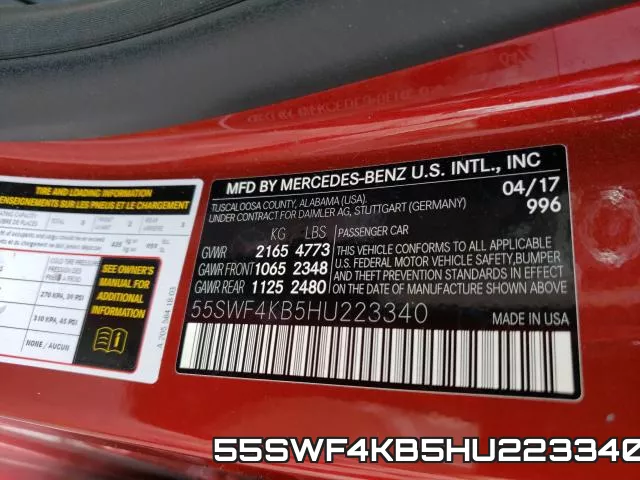 55SWF4KB5HU223340 фото 2