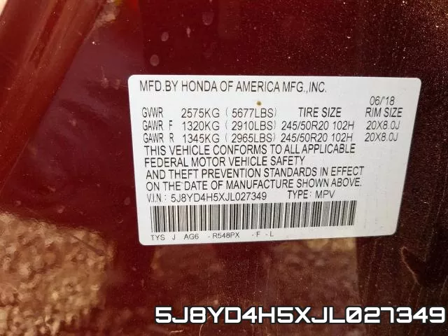 5J8YD4H5XJL027349 фото 2