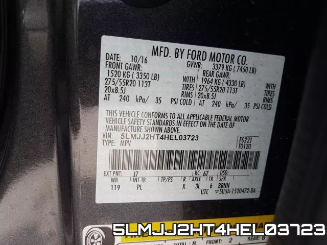 5LMJJ2HT4HEL03723 фото 2