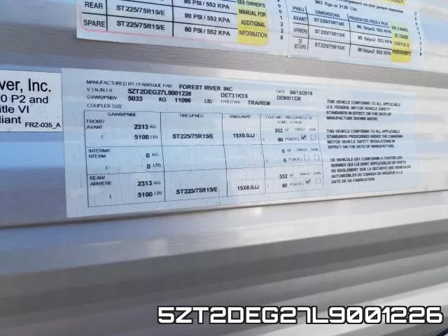 5ZT2DEG27L9001226 фото 2
