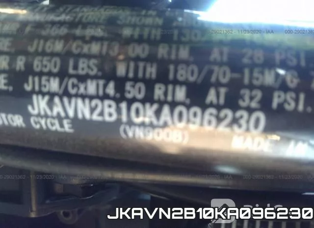 JKAVN2B10KA096230 фото 2