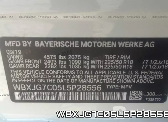 WBXJG7C05L5P28556 фото 10