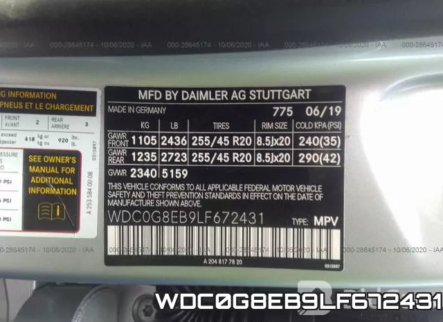 WDC0G8EB9LF672431 фото 10
