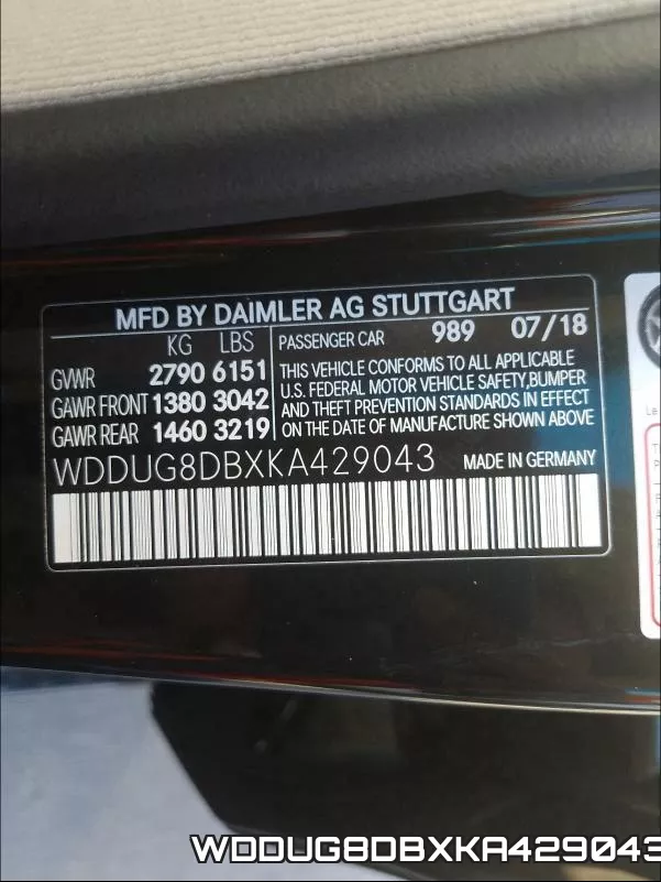WDDUG8DBXKA429043 фото 2