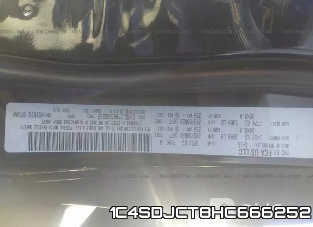 1C4SDJCT8HC666252 фото 10