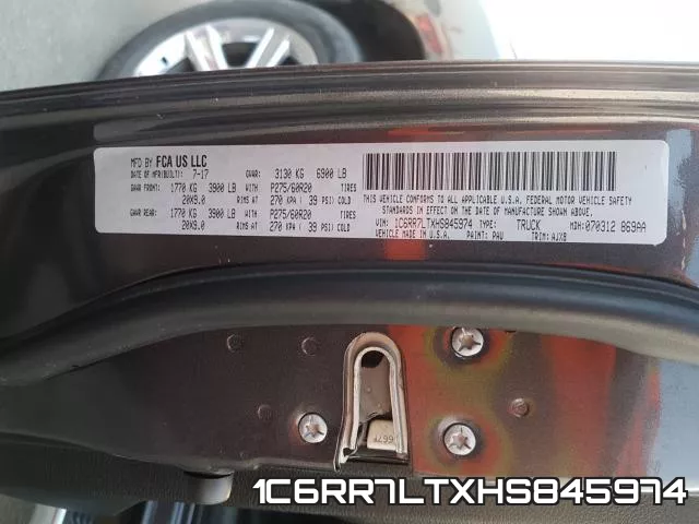 1C6RR7LTXHS845974 фото 2