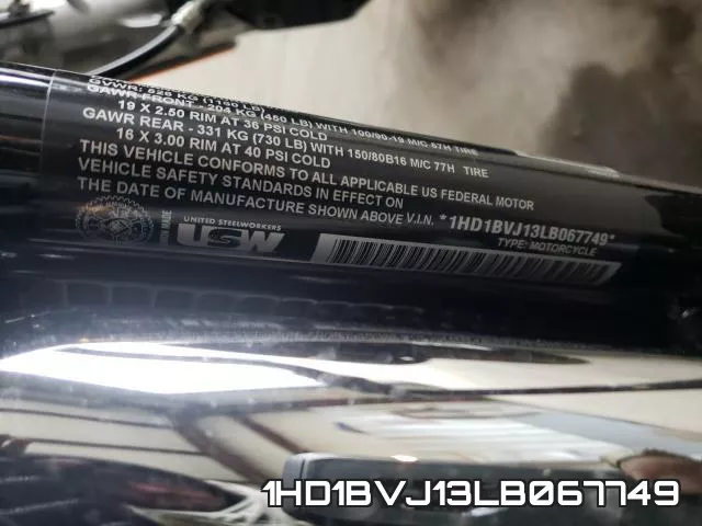 1HD1BVJ13LB067749 фото 2