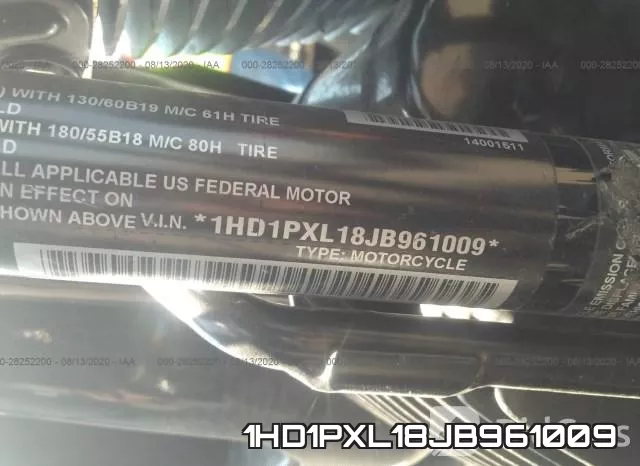 1HD1PXL18JB961009 фото 2