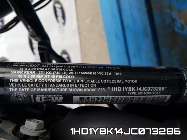 1HD1YBK14JC073286 фото 2