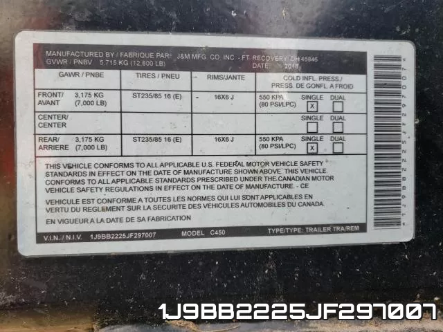 1J9BB2225JF297007 фото 2