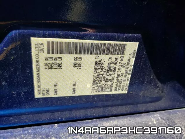 1N4AA6AP3HC391760 фото 2