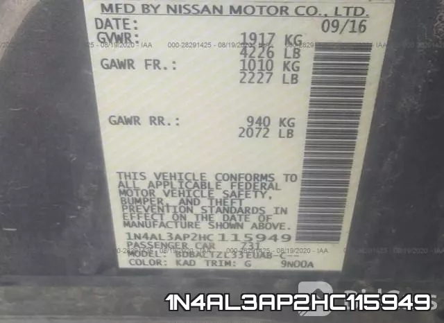 1N4AL3AP2HC115949 фото 10