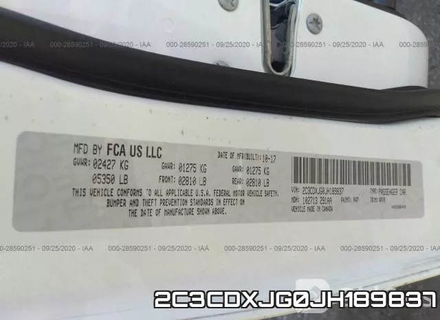 2C3CDXJG0JH189837 фото 10