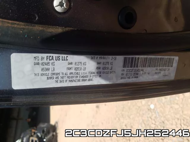 2C3CDZFJ5JH252446 фото 2