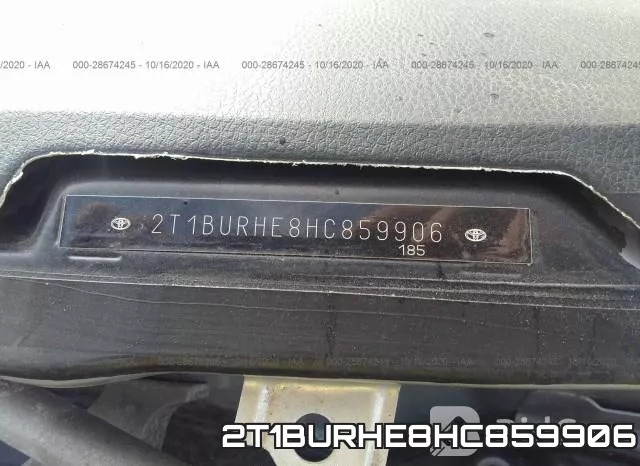 2T1BURHE8HC859906 фото 10