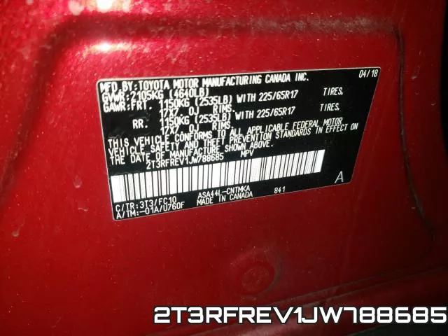2T3RFREV1JW788685 фото 2