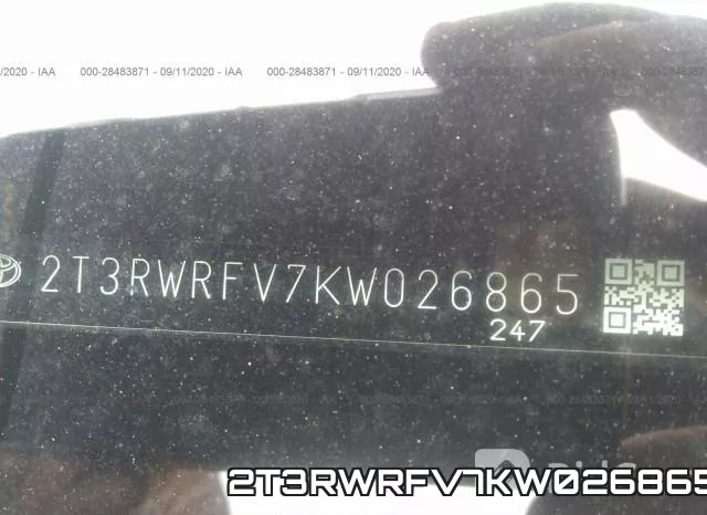 2T3RWRFV7KW026865 фото 10