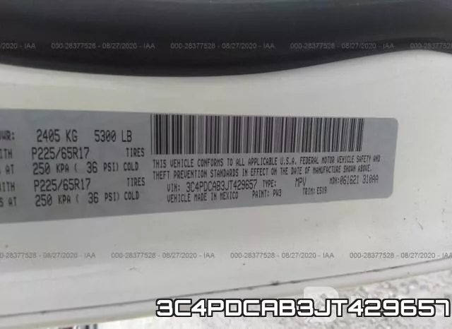 3C4PDCAB3JT429657 фото 10