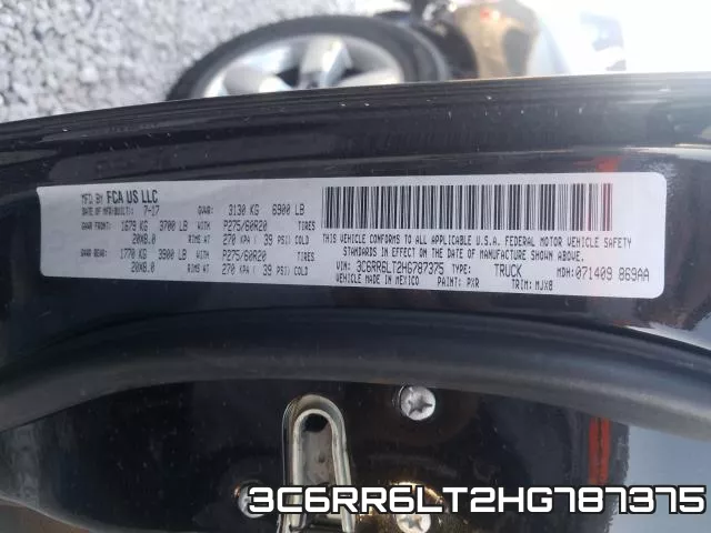 3C6RR6LT2HG787375 фото 2