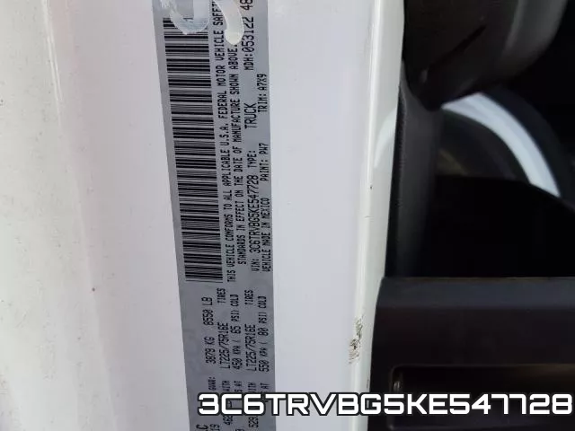 3C6TRVBG5KE547728 фото 2
