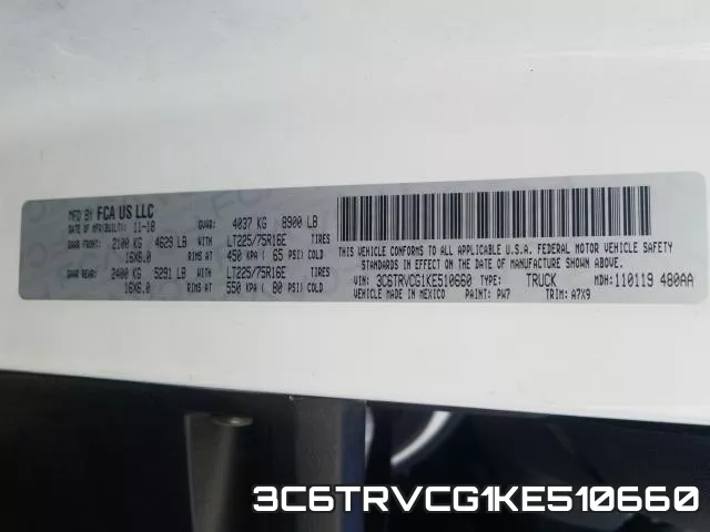 3C6TRVCG1KE510660 фото 2