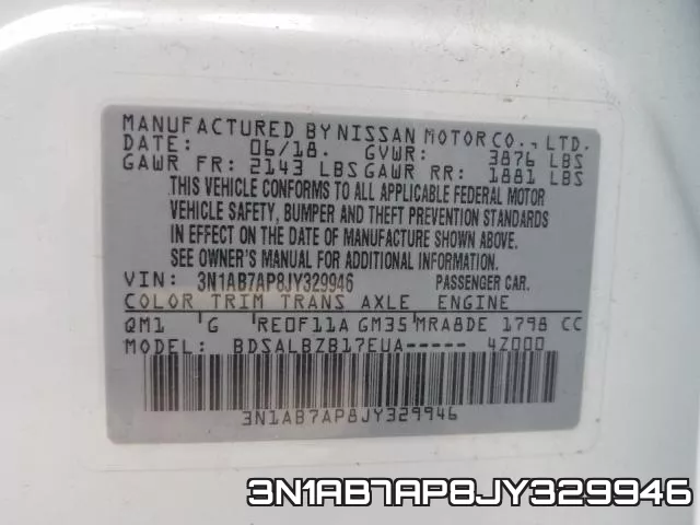 3N1AB7AP8JY329946 фото 2