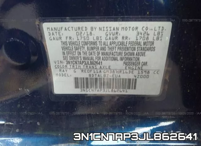 3N1CN7AP3JL862641 фото 10