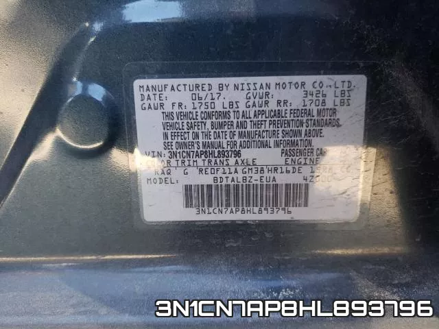 3N1CN7AP8HL893796 фото 2