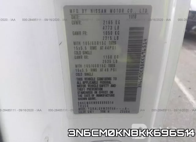 3N6CM0KN8KK696514 фото 10