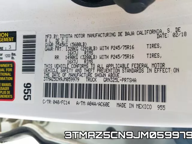 3TMAZ5CN9JM059979 фото 2