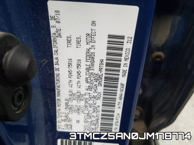 3TMCZ5AN0JM178774 фото 2