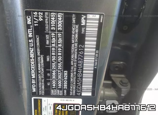 4JGDA5HB4HA877612 фото 10