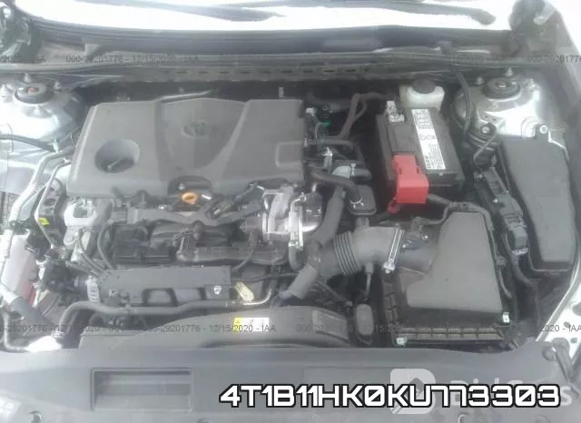 4T1B11HK0KU773303 фото 2
