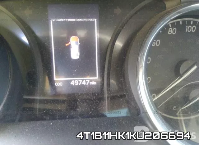 4T1B11HK1KU206694 фото 8
