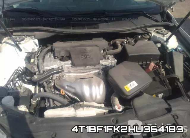 4T1BF1FK2HU364183 фото 2