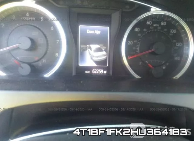 4T1BF1FK2HU364183 фото 8