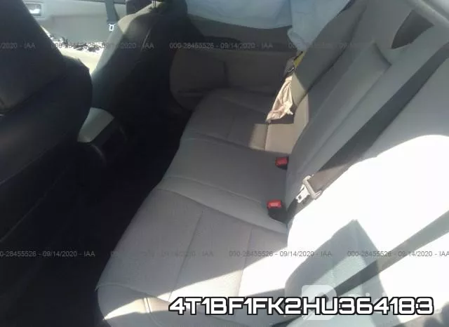 4T1BF1FK2HU364183 фото 9