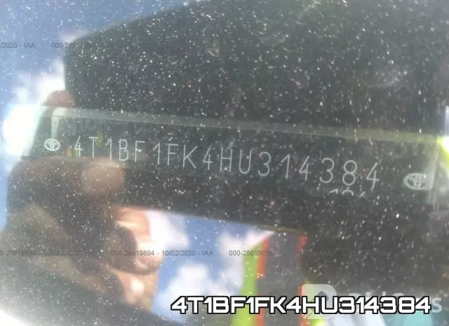 4T1BF1FK4HU314384 фото 10