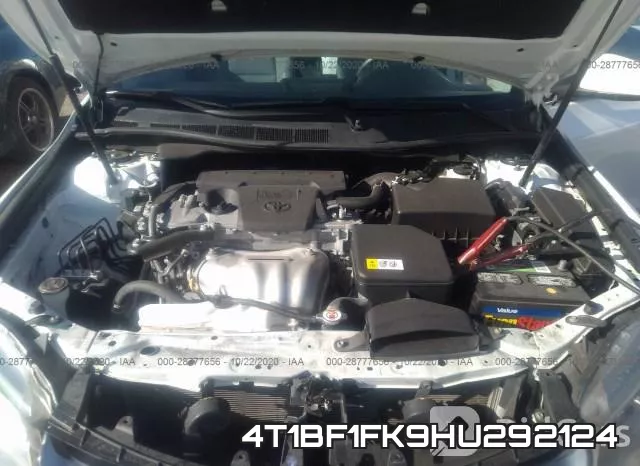4T1BF1FK9HU292124 фото 2