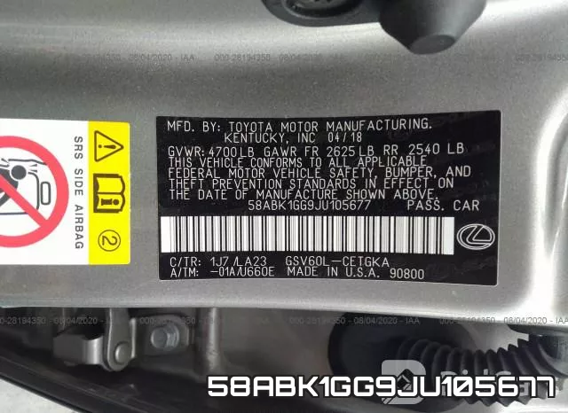 58ABK1GG9JU105677 фото 10