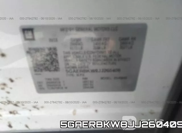 5GAERBKW8JJ260409 фото 10