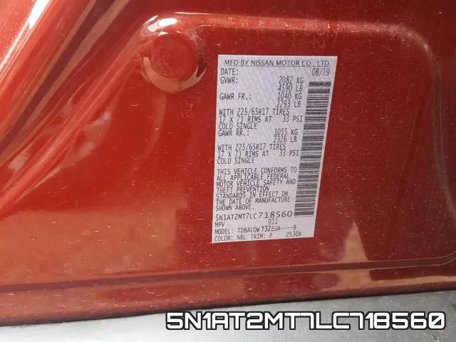 5N1AT2MT7LC718560 фото 2