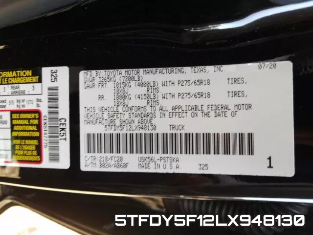 5TFDY5F12LX948130 фото 2