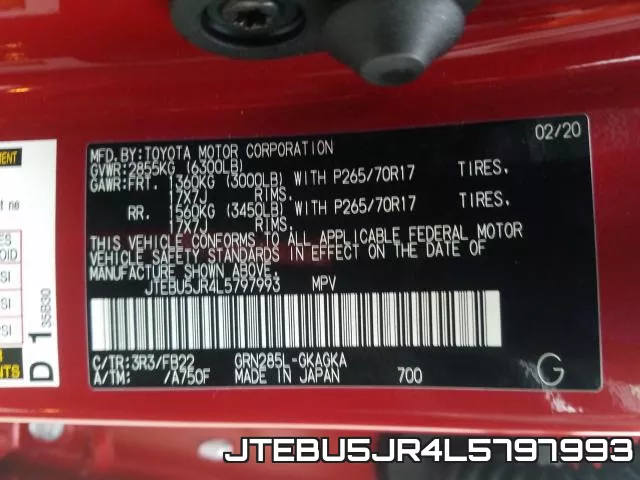JTEBU5JR4L5797993 фото 2