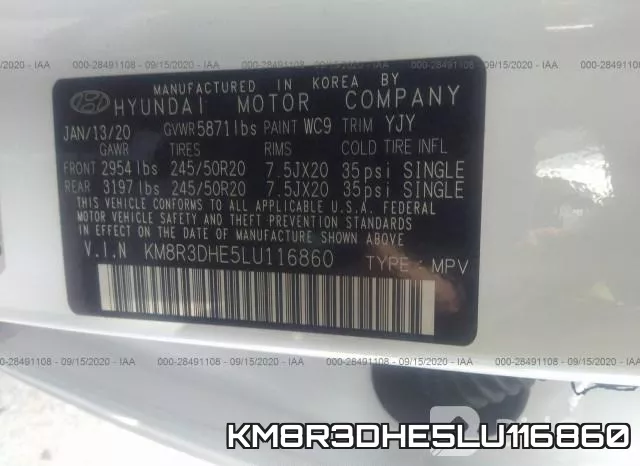 KM8R3DHE5LU116860 фото 10