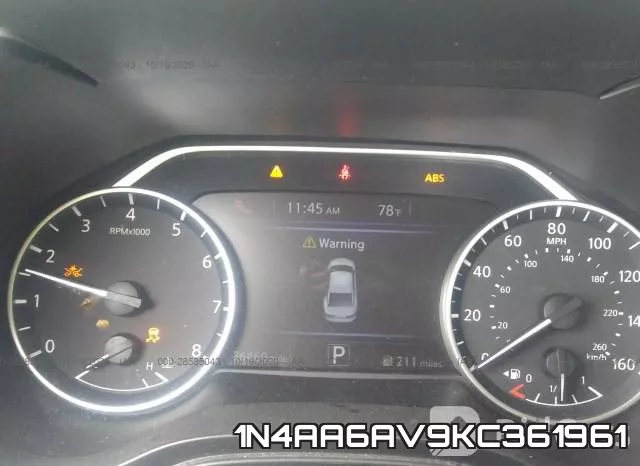 1N4AA6AV9KC361961 фото 7