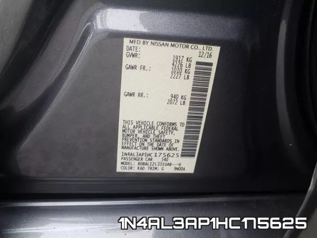 1N4AL3AP1HC175625 фото 2